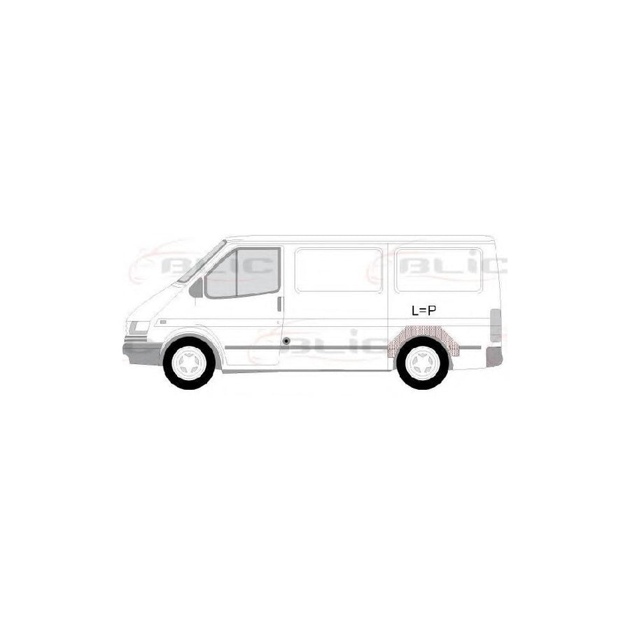 Blic 6504-03-2515550P Repair Panel For Ford Transit