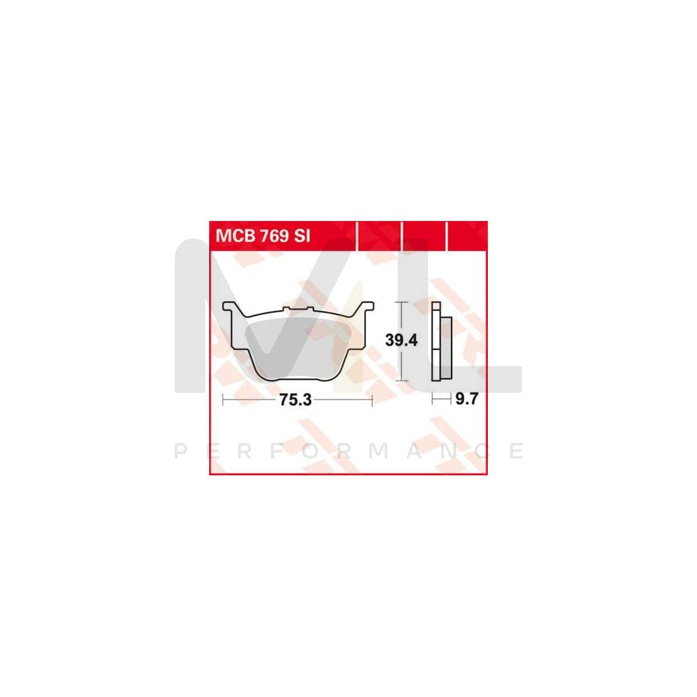 TRW Sinter Offroad Mcb769Si Brake Pad Set