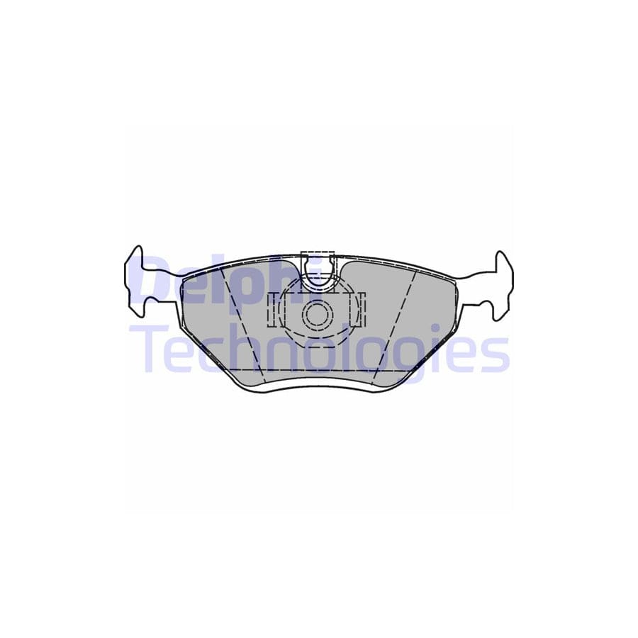 Delphi Lp1423 Brake Pad Set