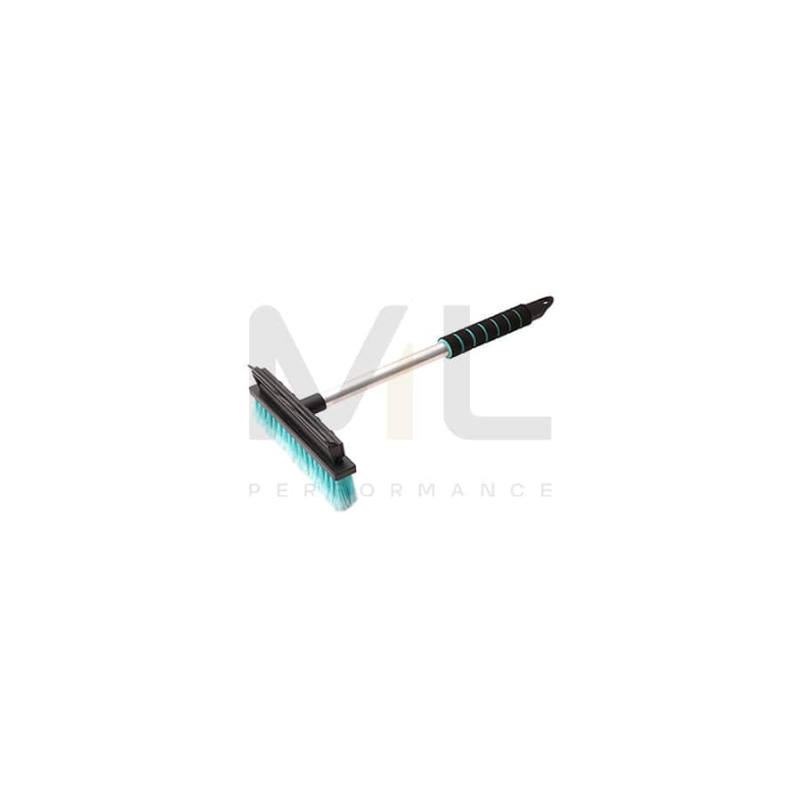 TOM PAR K T9095 Interior detailing brushes 2 in 1, Non-slip Handle, Plastic, Flexi blade, Length: 42cm