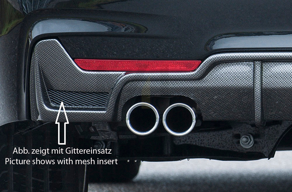 Rieger 00099261 BMW 4 Series F32 F33 F36 Rear Diffuser 4 | ML Performance UK Car Parts