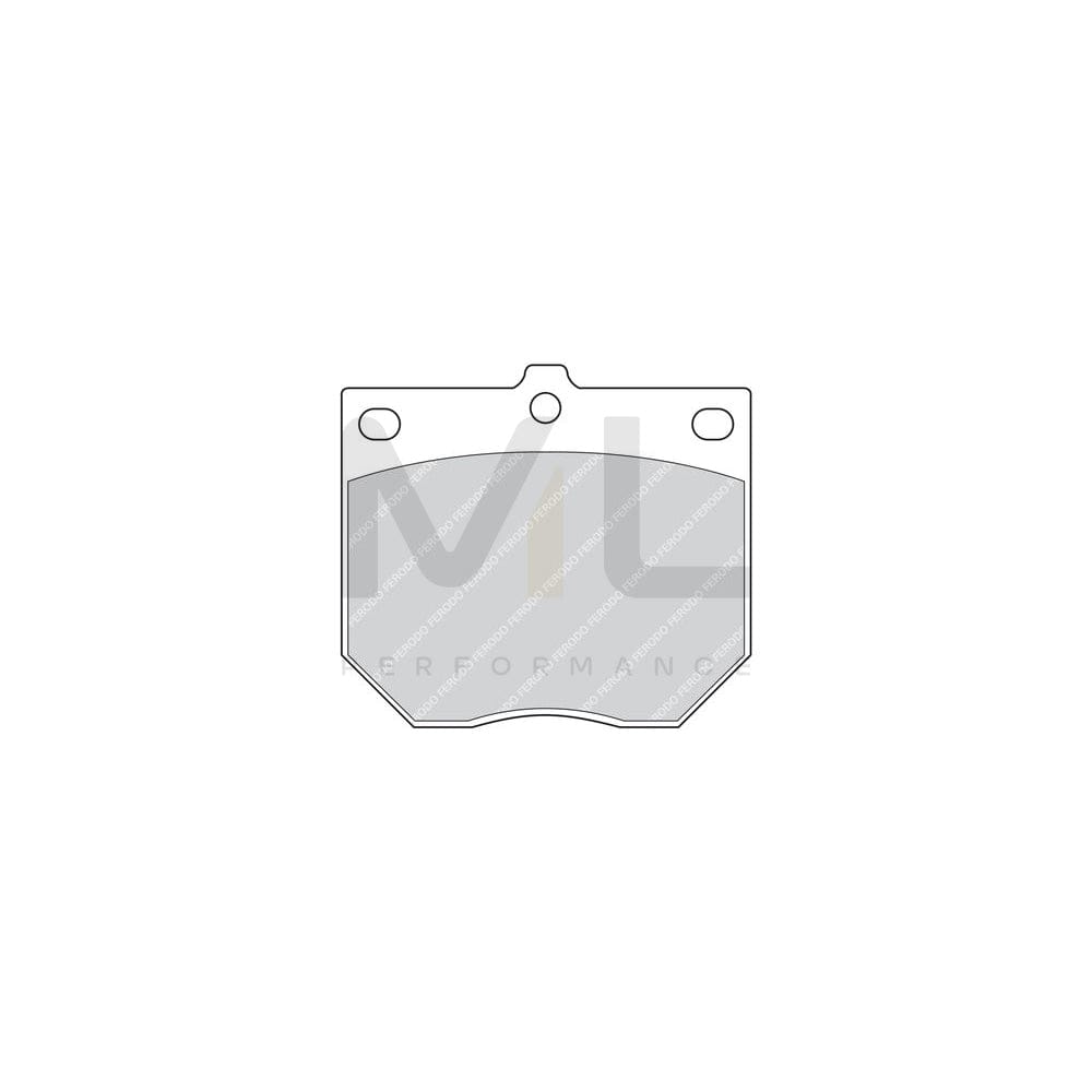 Ferodo FDB169 Brake Pad Set Not Prepared for Wear Indicator