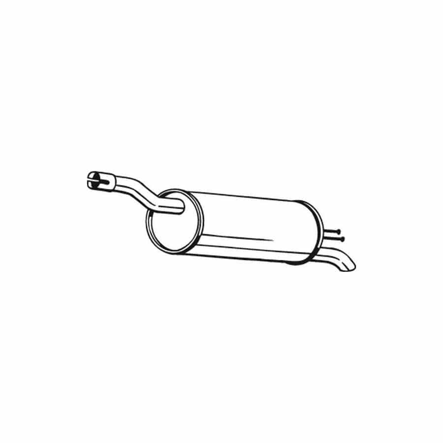 Bosal 148-343 Rear Silencer for Fiat Doblo