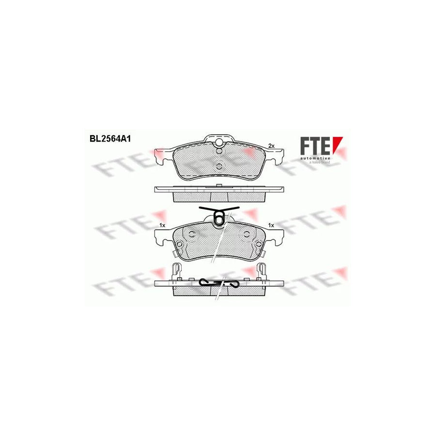FTE Bl2564A1 Brake Pad Set