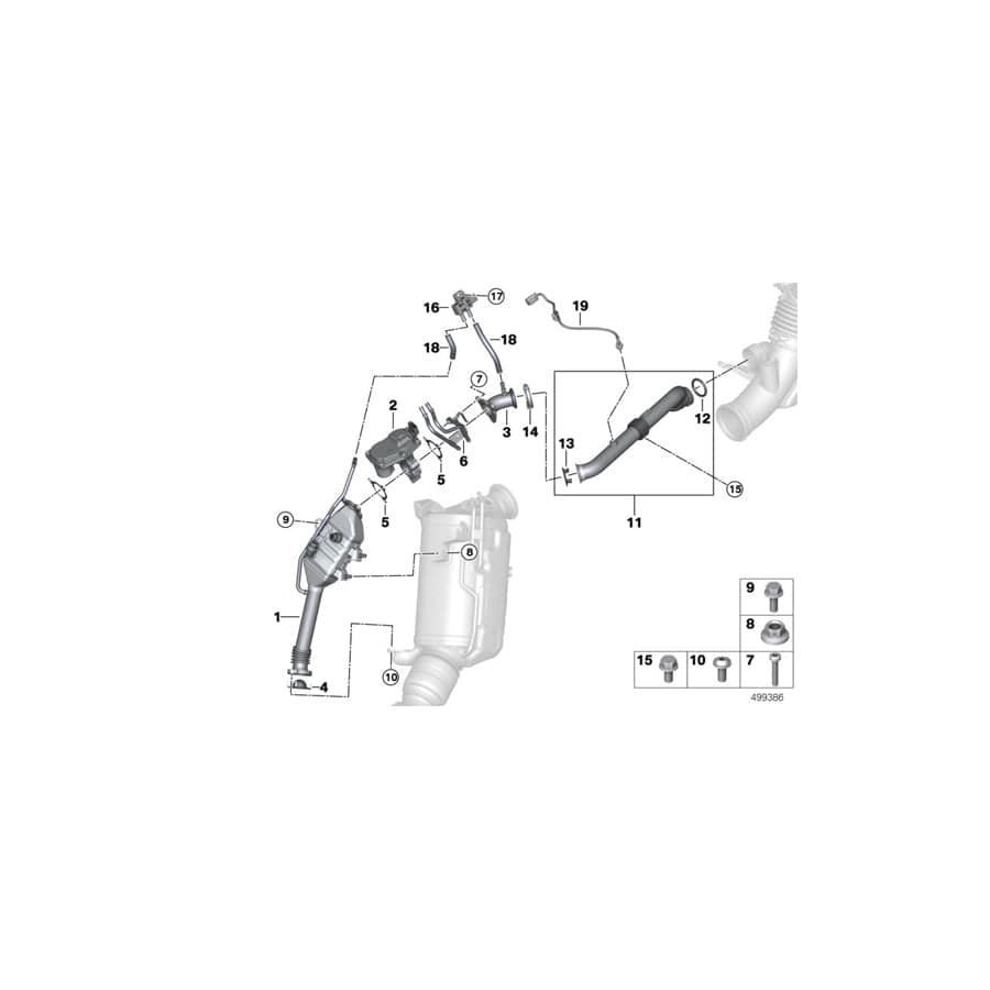 Genuine BMW 11718576472 G11 G31 G01 Gasket Steel (Inc. 520dX, X4 20dX & 525d)