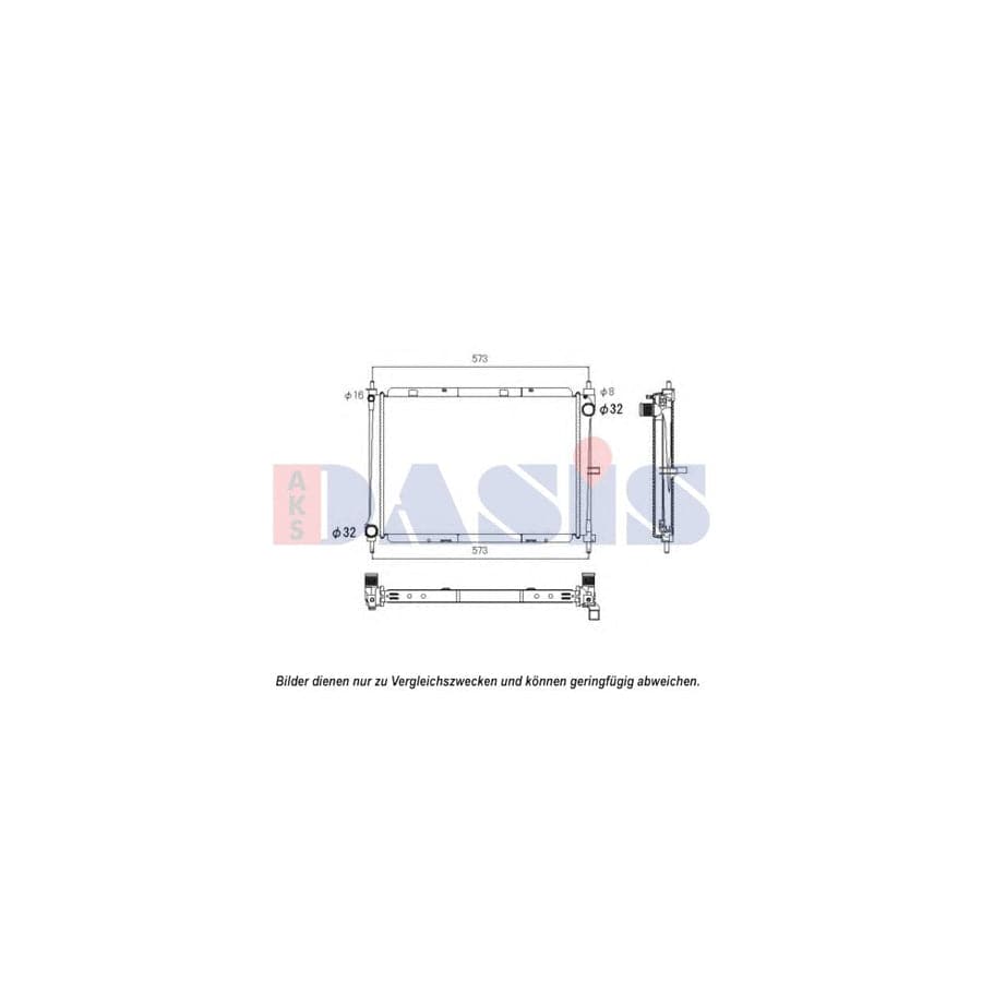 AKS Dasis 090037N Engine Radiator for Ford Sierra Mk2 Hatchback (Gbc, Gbg)
