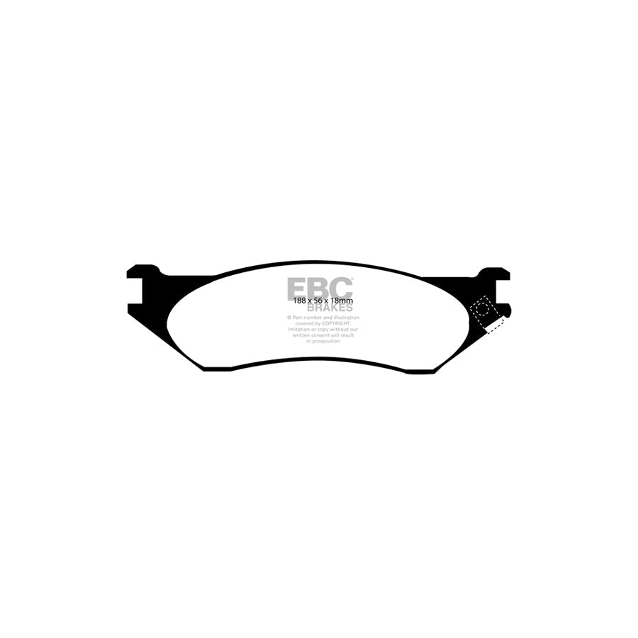 EBC PD40K651 Dodge Ultimax Pad & Plain Disc Kit 2 | ML Performance UK Car Parts