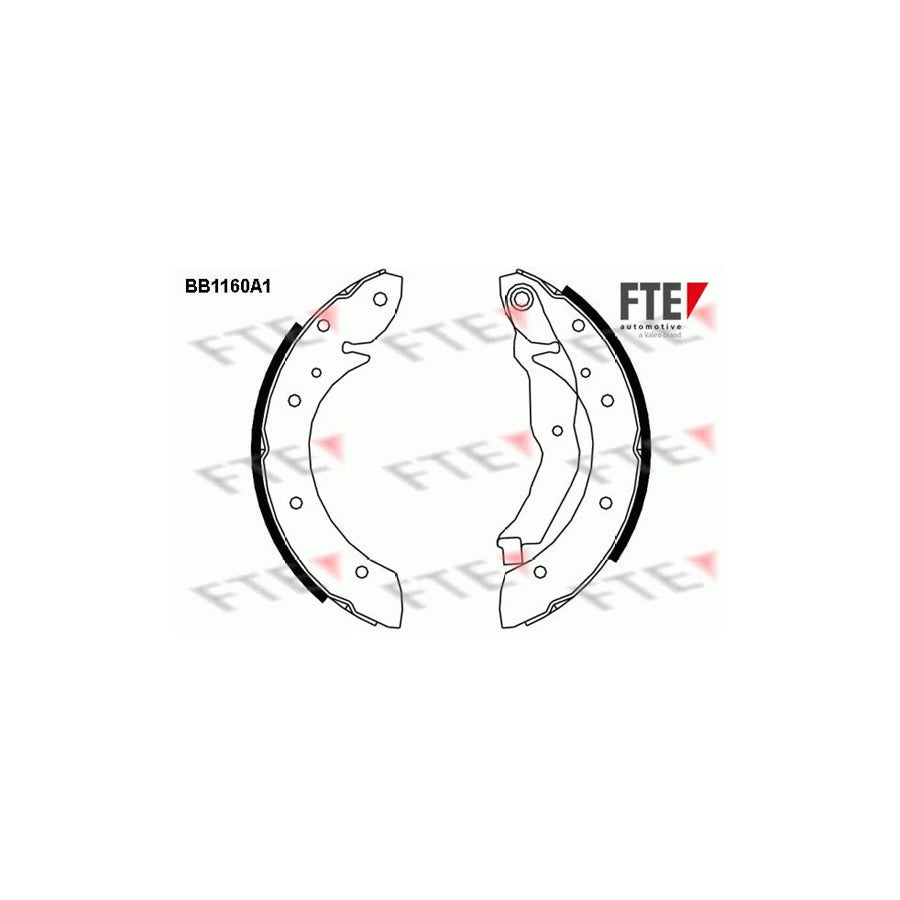 FTE 9100032 Brake Shoe Set