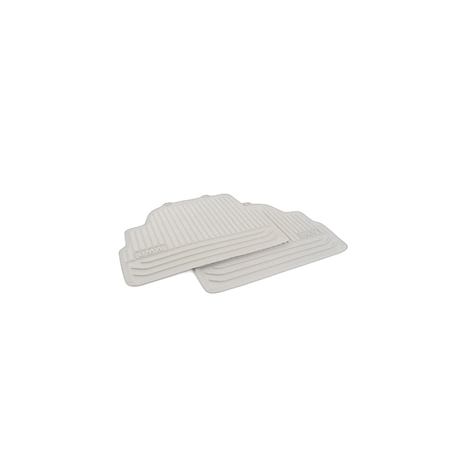 Genuine BMW 51470439172 E88 Rubber Floor Mats Rear BEIGE (Inc. 128i)