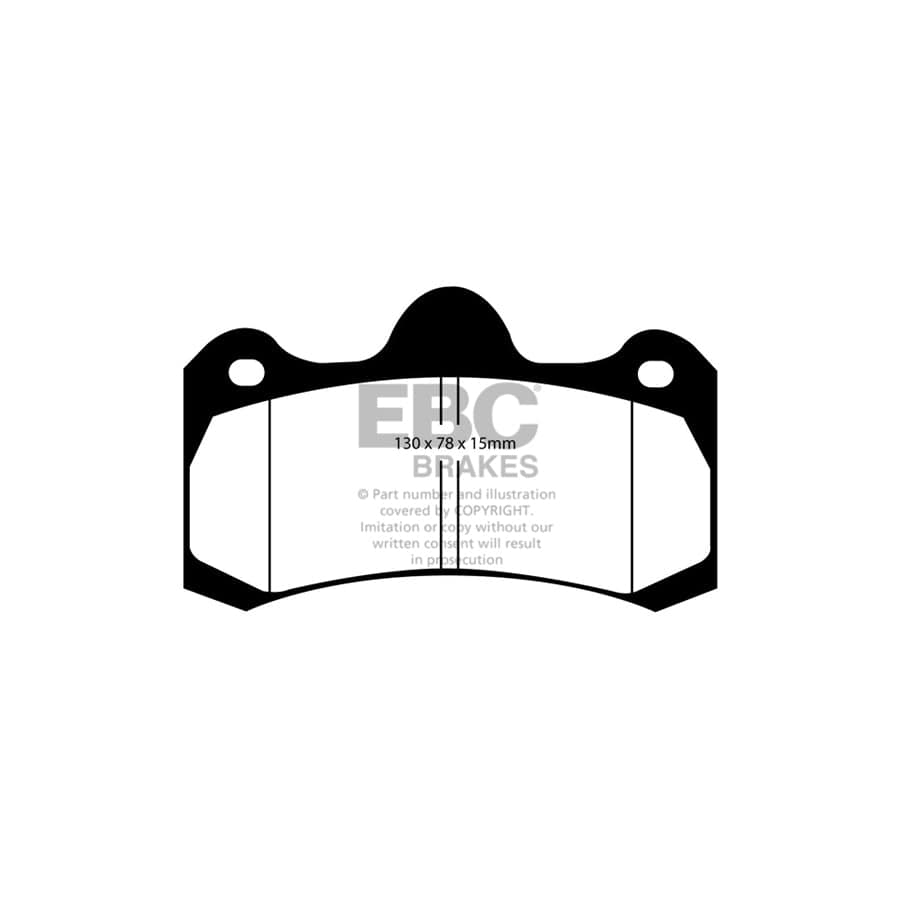 EBC PD12KR220 Holden HSV Vauxhall Redstuff Rear Brake Pad & GD Disc Kit - AP Caliper (Inc. E & VXR8) 2 | ML Performance UK Car Parts