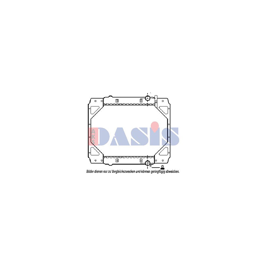 AKS Dasis 290001N Engine Radiator