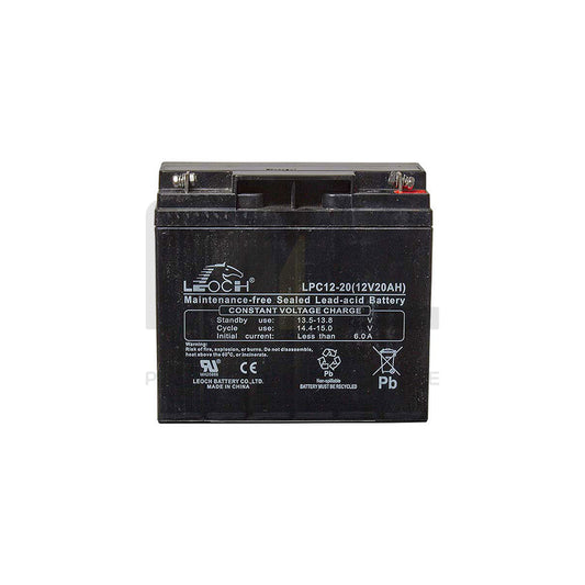 Leoch AGM Golf Trolley Battery - 12V 20Ah | ML Performance UK Car Parts