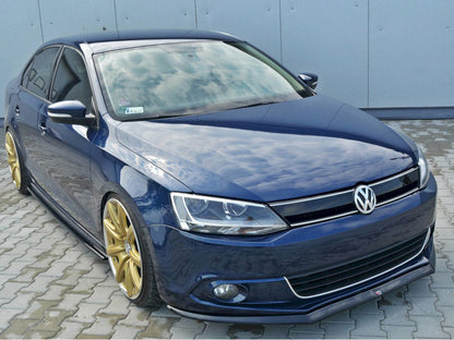 Maxton Design VW Jetta MK6 Sedan Pre-facelift (2011-2014) Front Splitter V.2