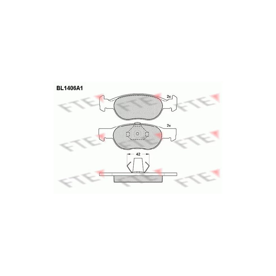 FTE 9010179 Brake Pad Set