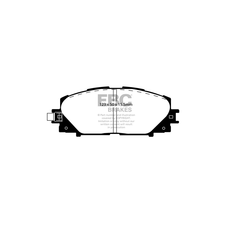 EBC DP21817/2 Lexus Toyota Greenstuff Front Brake Pads - Akebono Caliper 2 | ML Performance UK Car Parts