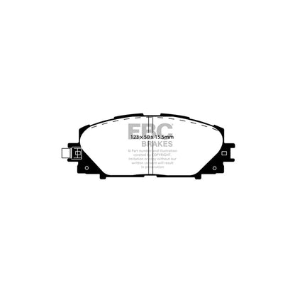 EBC DP21817/2 Lexus Toyota Greenstuff Front Brake Pads - Akebono Caliper 2 | ML Performance UK Car Parts