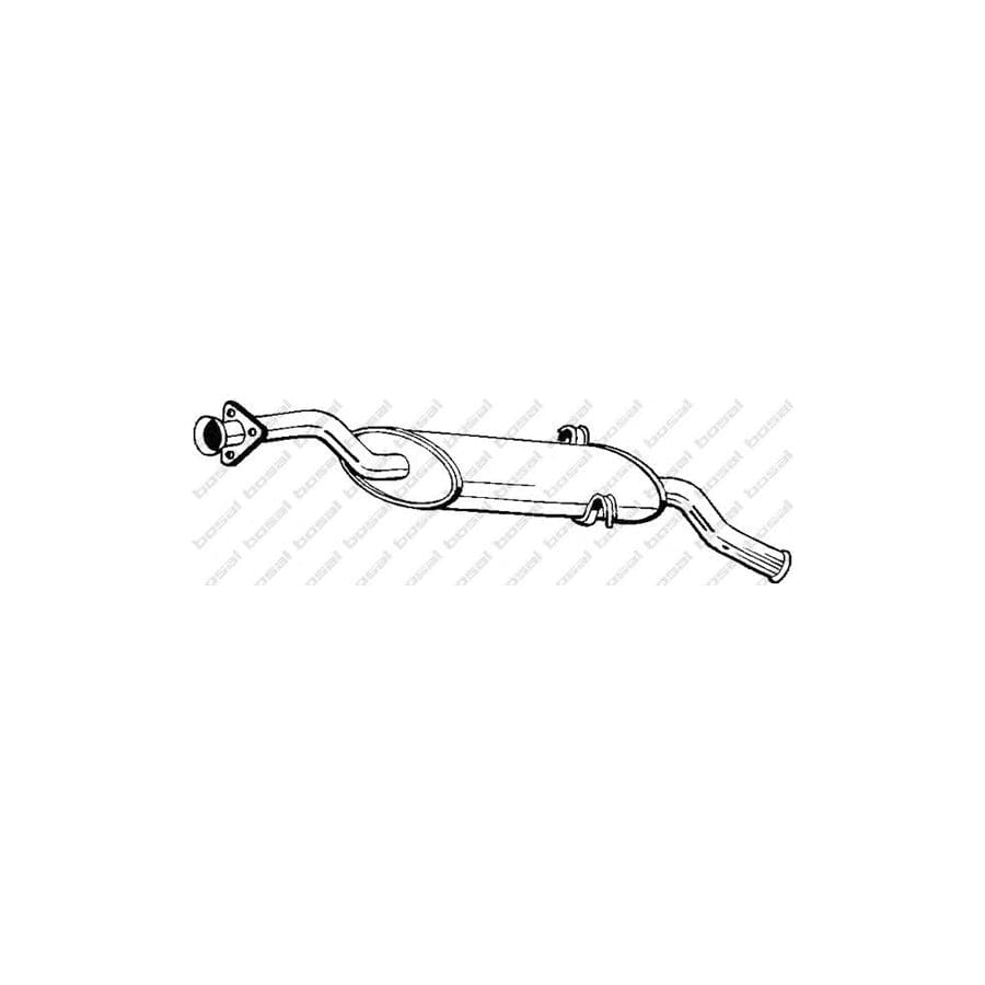 Bosal 148-305 Rear Silencer for Fiat Croma I Hatchback (154)