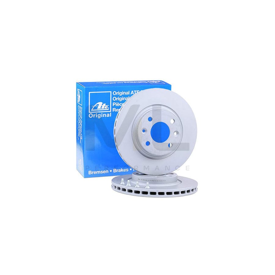 ATE 24.0122-0289.1 Brake Disc Vented, Coated, Alloyed / High-carbon, with bolts/screws  - 1 piece