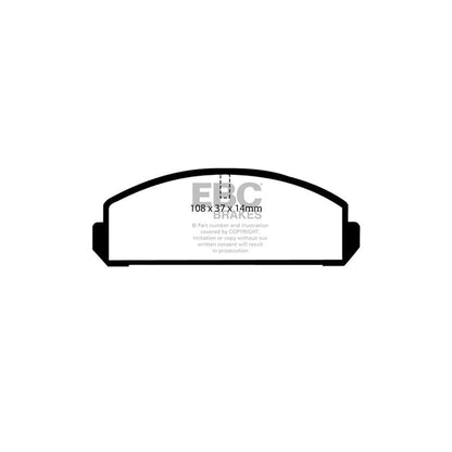EBC PDKF1137 Mazda 323 Ultimax Front Brake Pad & Plain Disc Kit 2 | ML Performance UK Car Parts