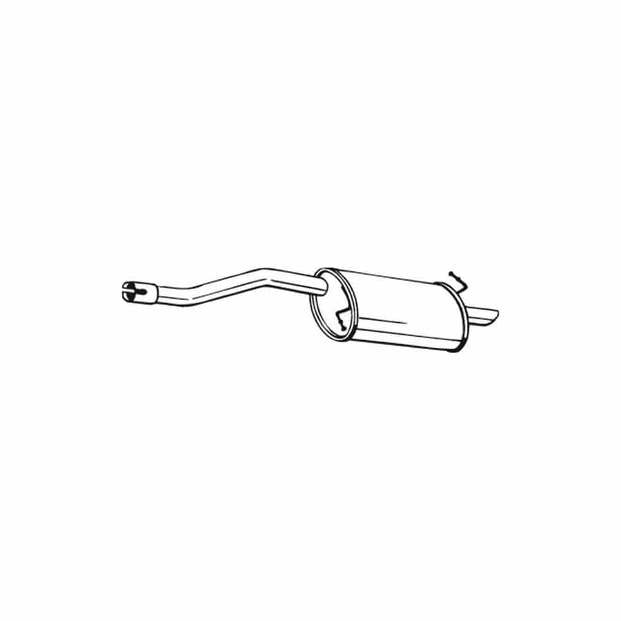 Bosal 154-123 Rear Silencer for Ford Ka Hatchback (Rb)