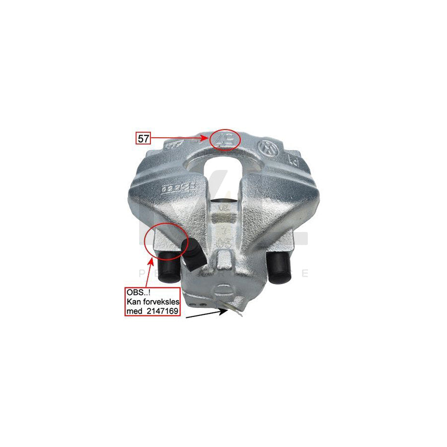 TEXTAR 38077800 Brake Caliper for VW TRANSPORTER without holder