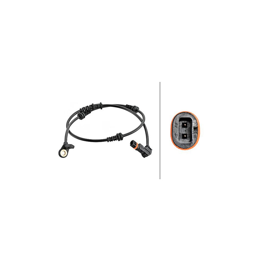 Hella 6PU 230 048-261 Abs Sensor Suitable For Mercedes-Benz R-Class (W251, V251)