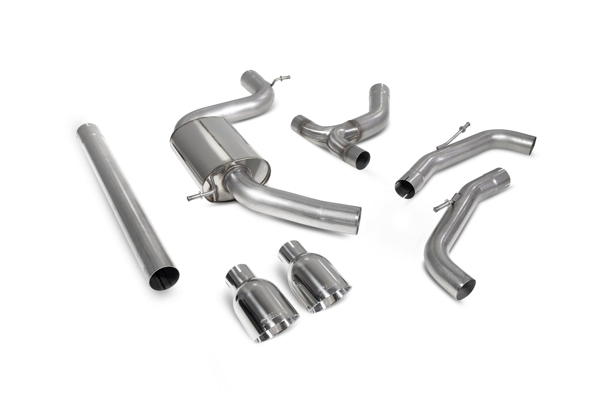 Scorpion SVWS064D VW Golf GTI MK8 Non-Resonated Gpf-Back System | ML Performance UK UK