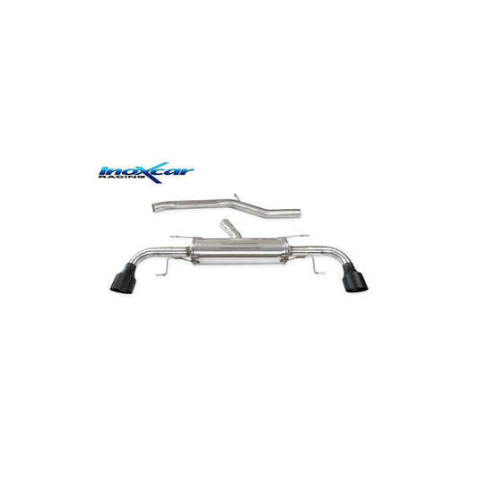 InoXcar ALSTE.02.114CBLACK Alfa Romeo Stelvio Rear Silencer