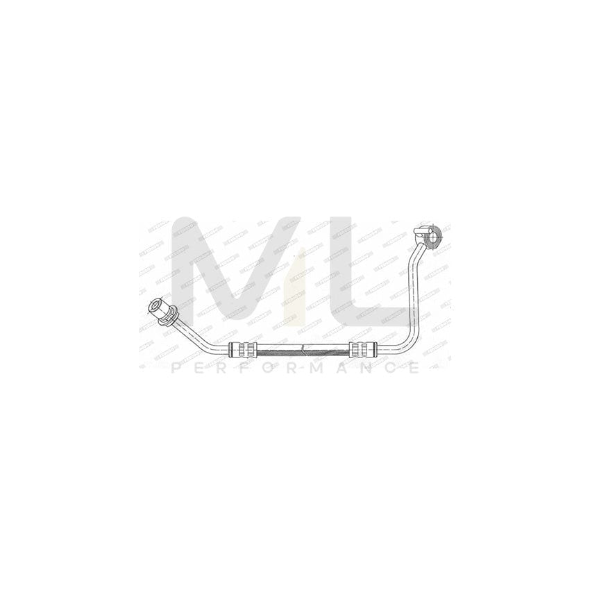 Ferodo FHY2493 Brake Hose for Ford Transit 400Mm, F 10X1