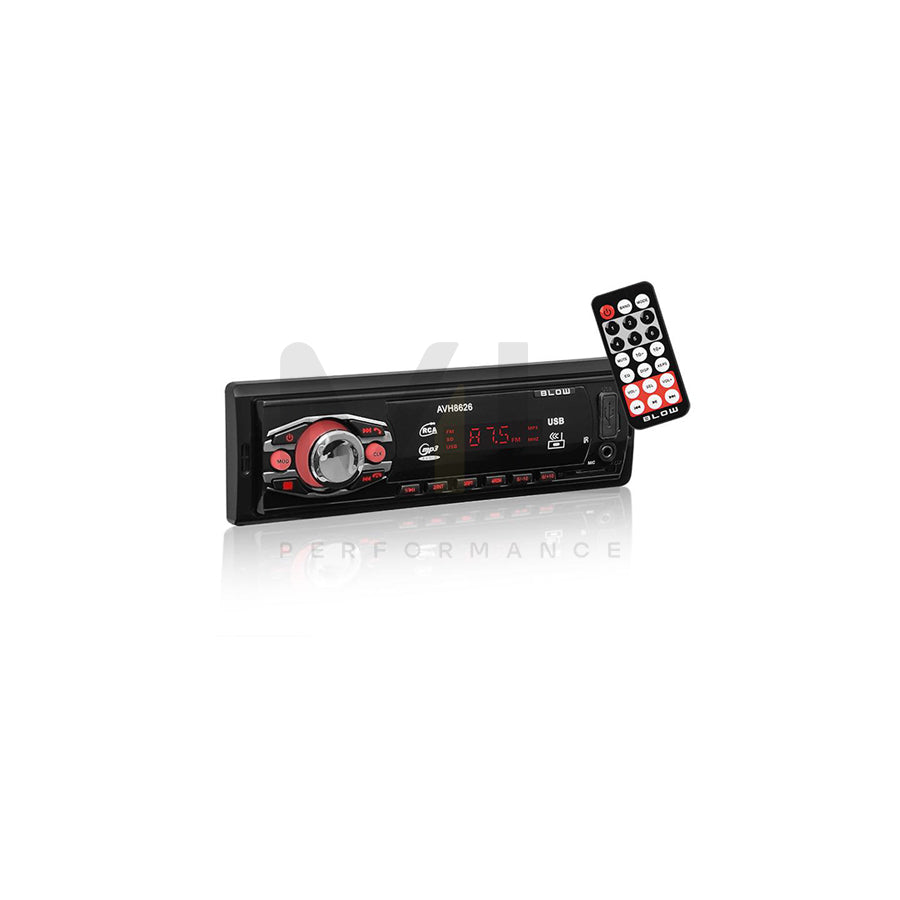 BLOW AVH-8626 78-279# Car stereo 1 DIN, LCD, 12V, MP3, with mounting tools, with remote control