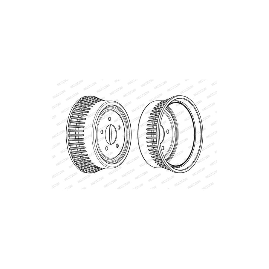 Ferodo FSL613 Brake Pad Set Fuse+ Technology, With Acoustic Wear Warning
