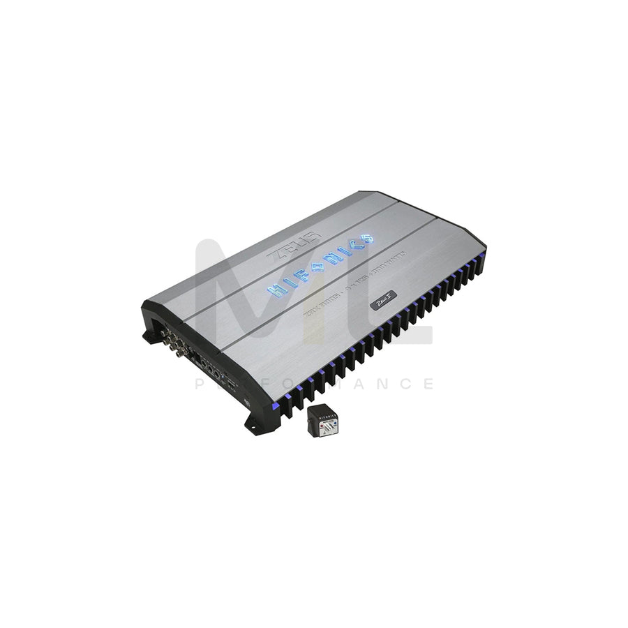 HIFONICS ZEUS ZRX8805 Audio Amplifier A,B, with remote control, HPF 50-150 Hz, LPF 30-150 Hz, Subsonic 15-55 HzHz, Bassboost 0-18 dB
