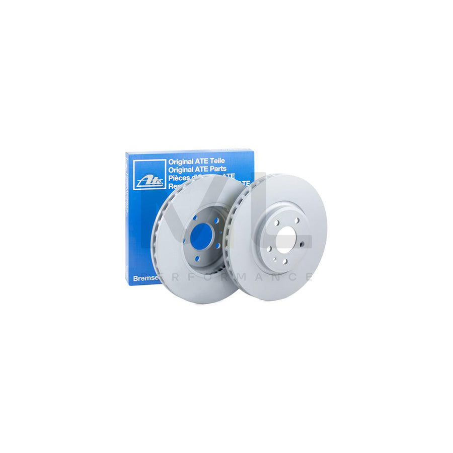 ATE 24.0130-0193.1 Brake Disc Vented, Coated, High-carbon, with bolts/screws  - 1 piece