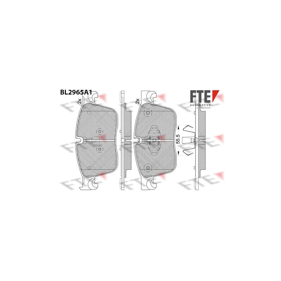 FTE 9011209 Brake Pad Set