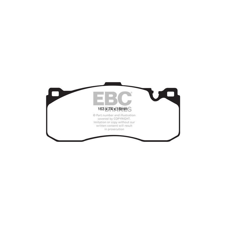 EBC PD13KF798 BMW E82 E88 Yellowstuff Front Brake Pad & GD Disc Kit 2 | ML Performance UK Car Parts