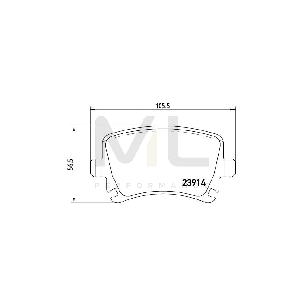 brembo-p-85-073-brake-pad-set-prepared-for-wear-indicator-with-brake-caliper-screws