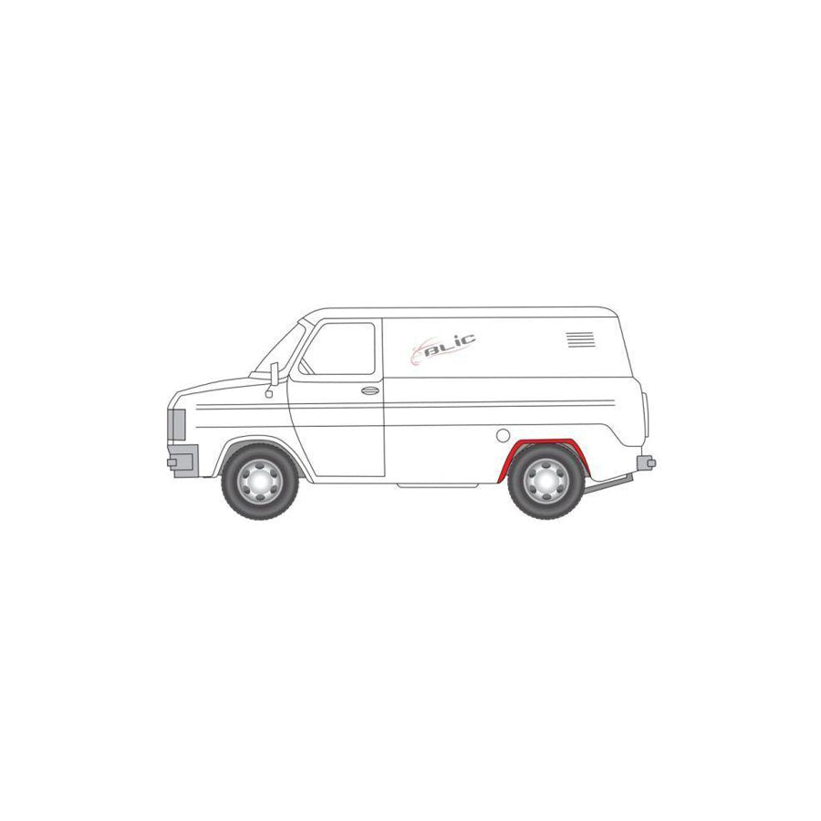 Blic 6504-03-2513591P Sidewall for Ford Transit