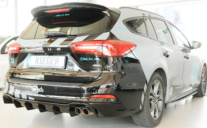 Rieger 00088236 Ford DEH Focus 4 Rear Diffuser (Inc. Focus 4 ST) 10 | ML Performance UK Car Parts