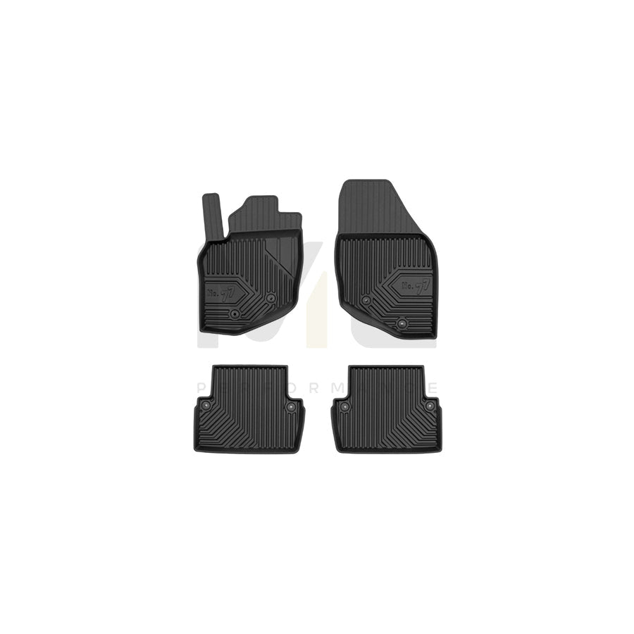 FROGUM Tailored, No.77 77426245 Floor mat set for VOLVO XC70 I Cross Country (P2, 295) Elastomer, Front and Rear, Quantity: 4, Black, (LHD)