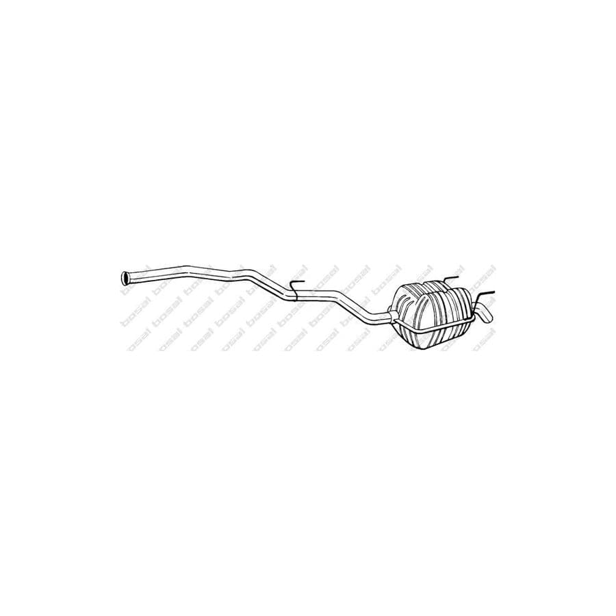 Bosal 287-447 Rear Silencer Suitable for Mercedes-Benz C-Class