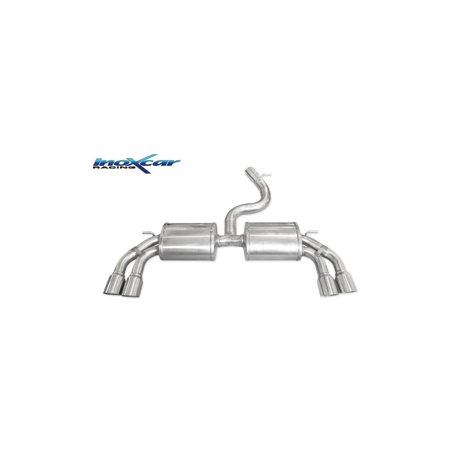 InoXcar AUS3.01.80RA Audi A3 (8V) Rear Silencer