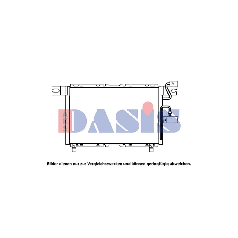AKS Dasis 232003N Air Conditioning Condenser for Isuzu Trooper
