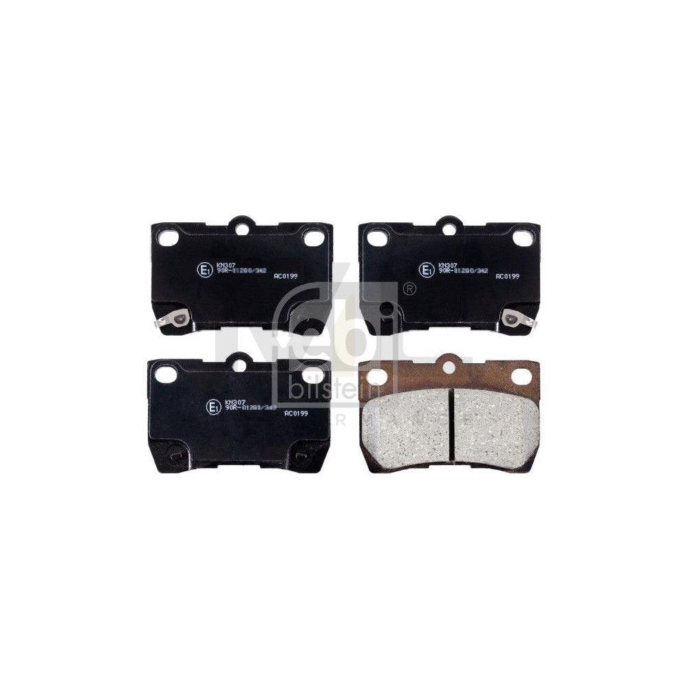 Febi Bilstein 170295 Brake Pad Set Rear Axle, With Acoustic Wear Warning | ML Performance Car Parts