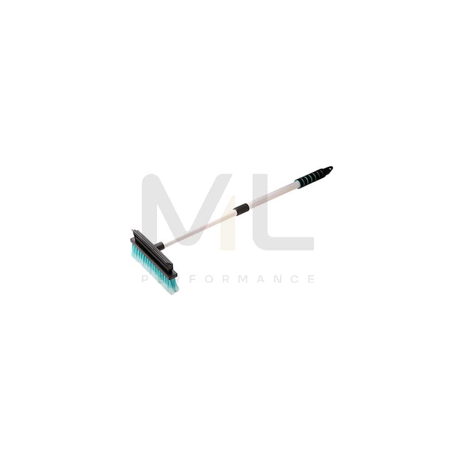 TOM PAR T9097 Interior detailing brushes 2 in 1, Non-slip Handle, Plastic, Flexi blade, Length: 60-90cm