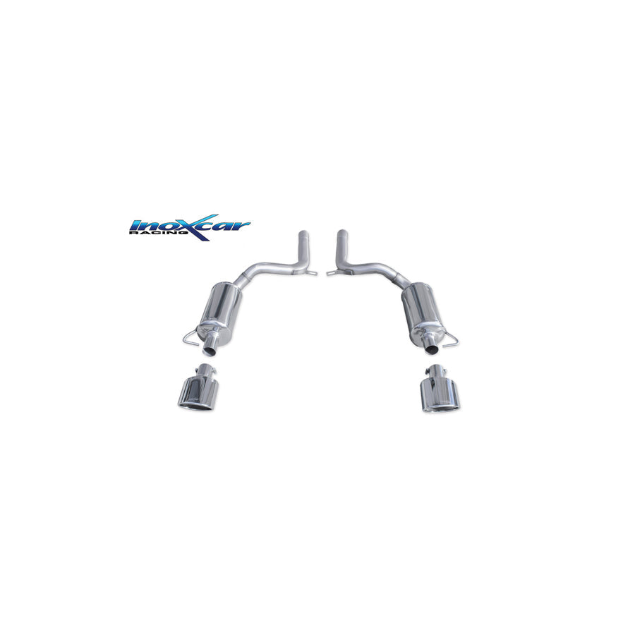 InoXcar AUA6.03.SB Audi A6 (4F) Stainless Steel Rear Exhaust