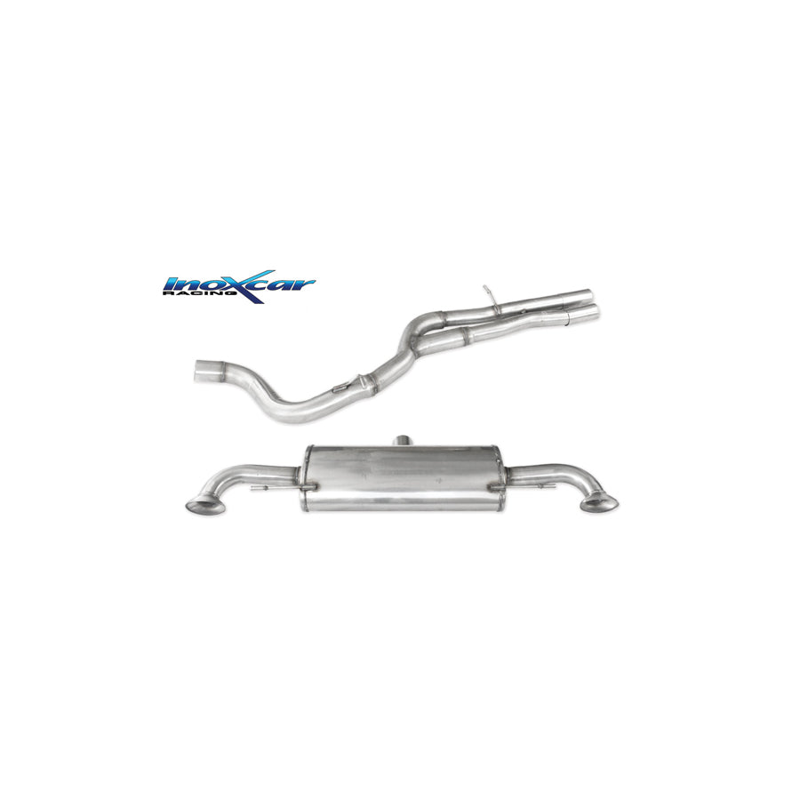 InoXcar AUTT.05 Audi TT (8J) Stainless Steel Rear Exhaust