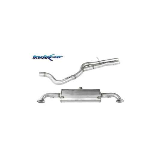 InoXcar AUTT.05 Audi TT (8J) Stainless Steel Rear Exhaust