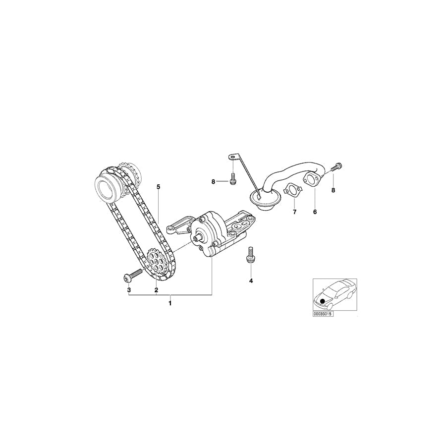 Genuine BMW 11412248443 E38 E65 Gasket Steel (Inc. 740d)