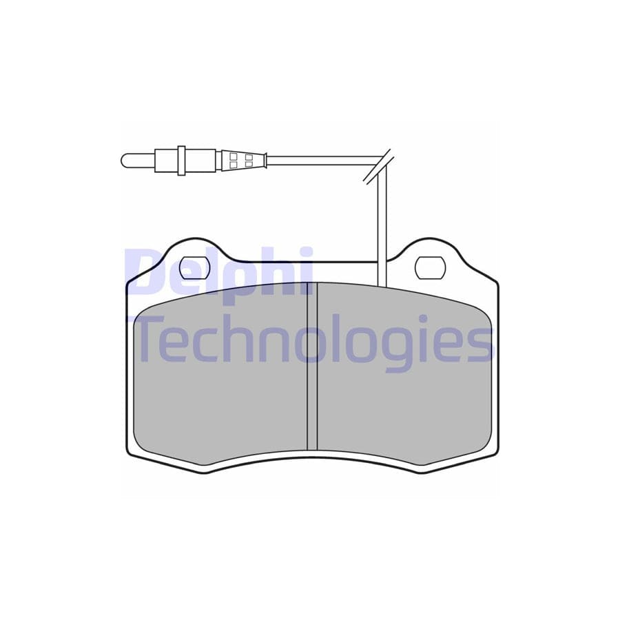 Delphi Lp1457 Brake Pad Set For Peugeot 406 Coupe