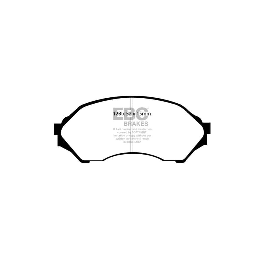 EBC PDKF1141 Mazda 323 Ultimax Front Brake Pad & Plain Disc Kit 2 | ML Performance UK Car Parts